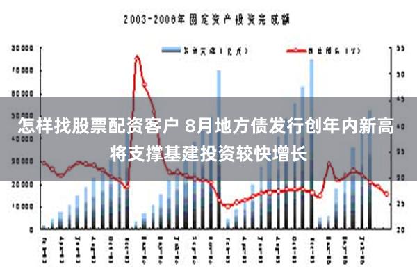 怎样找股票配资客户 8月地方债发行创年内新高 将支撑基建投资较快增长