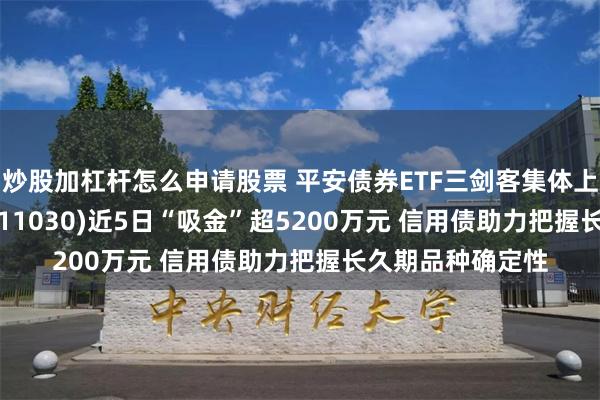 炒股加杠杆怎么申请股票 平安债券ETF三剑客集体上涨 公司债ETF(511030)近5日“吸金”超5200万元 信用债助力把握长久期品种确定性